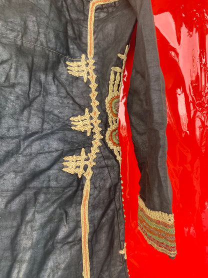 Vintage traditional embroidered dress