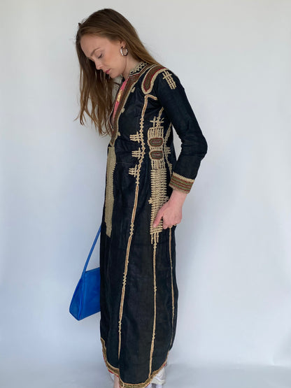 Vintage traditional embroidered dress