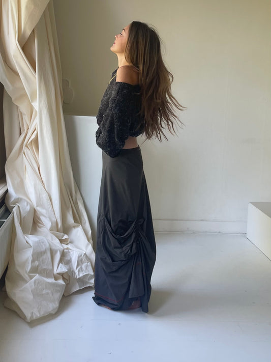 Cop Copine asymmetrical parachute skirt