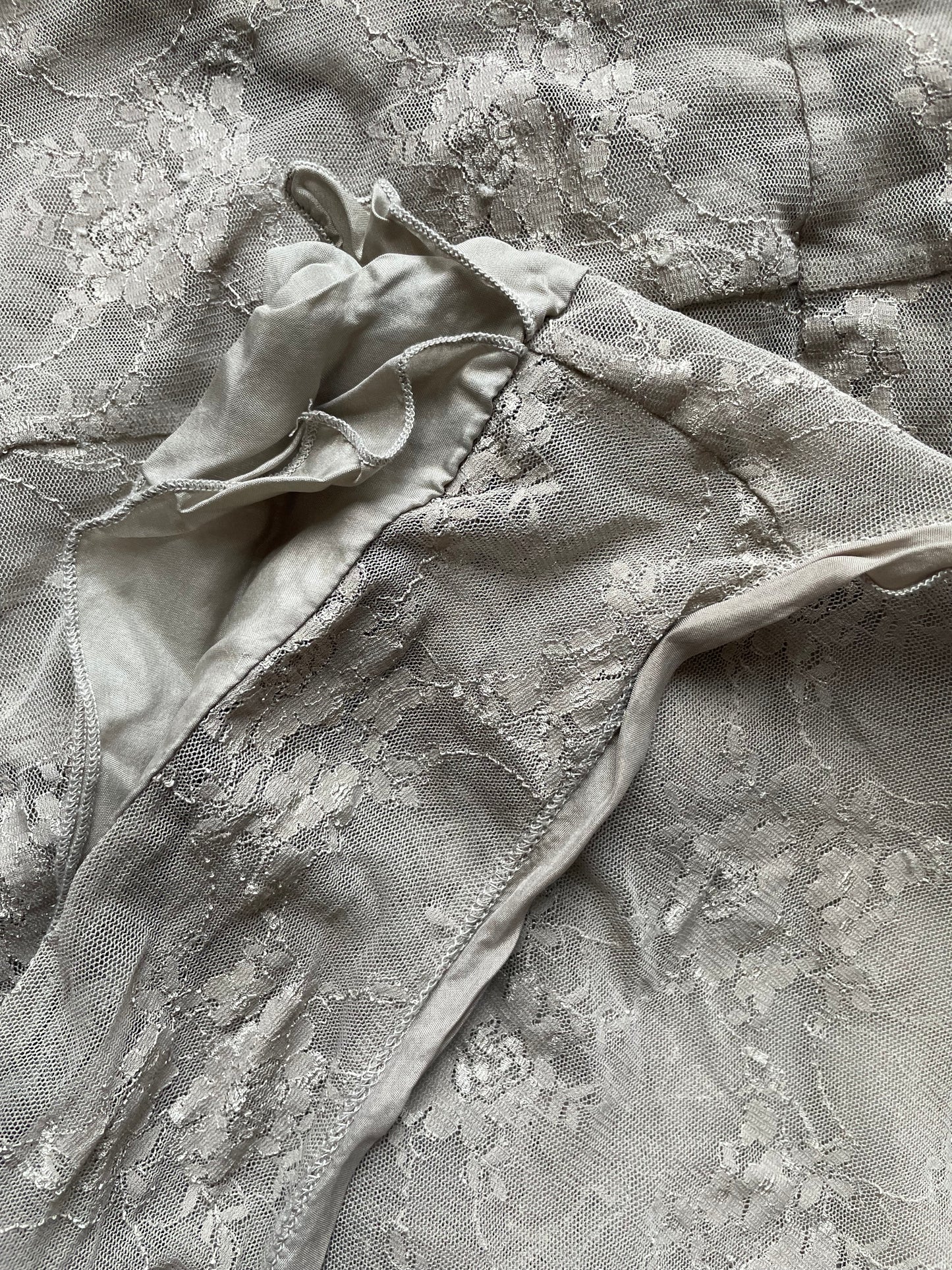 Sheer lace indie sleeze cardigan