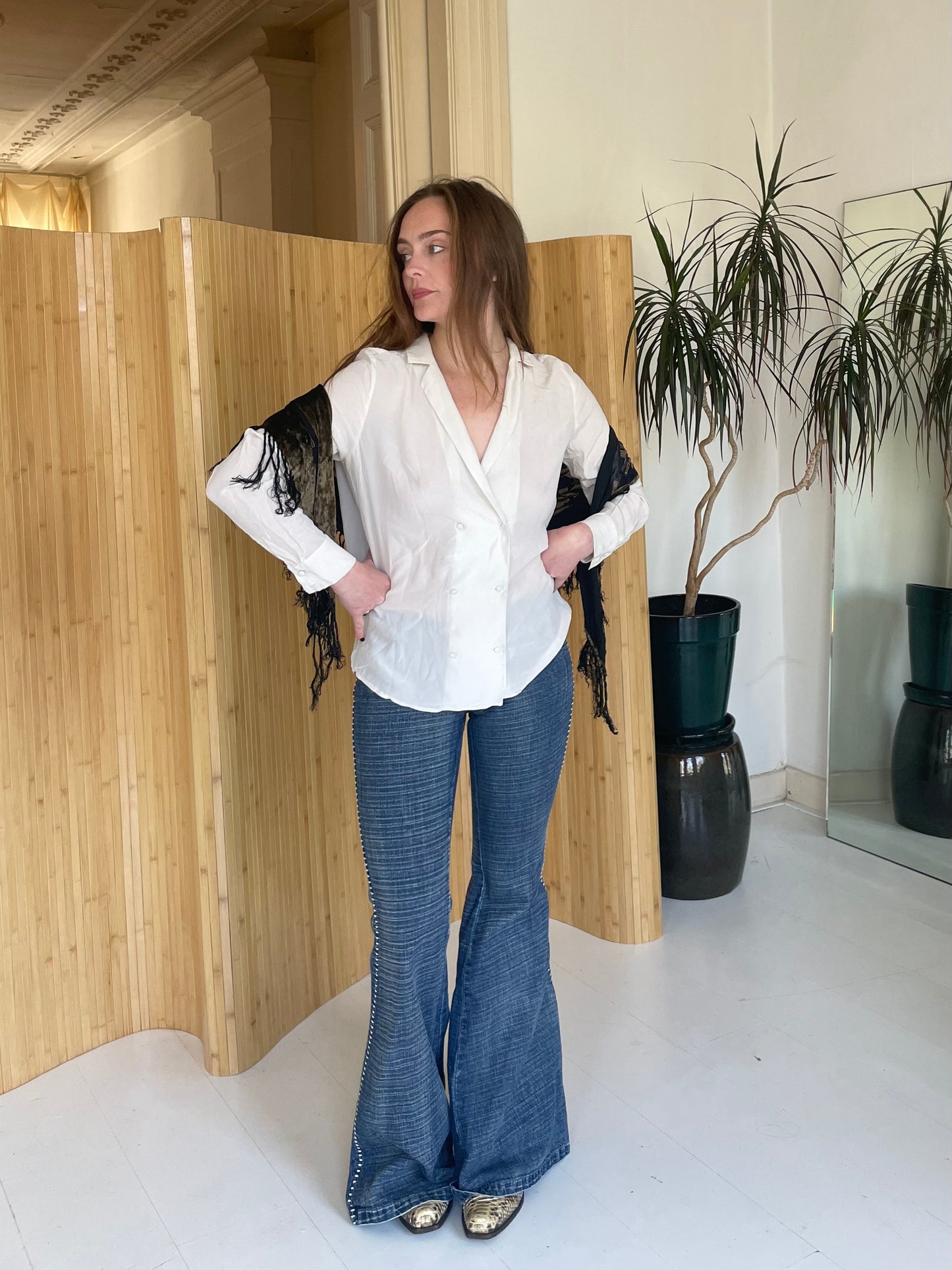 Sézane silk blouse