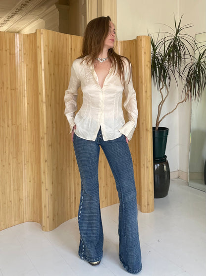 Silk Cacharel blouse