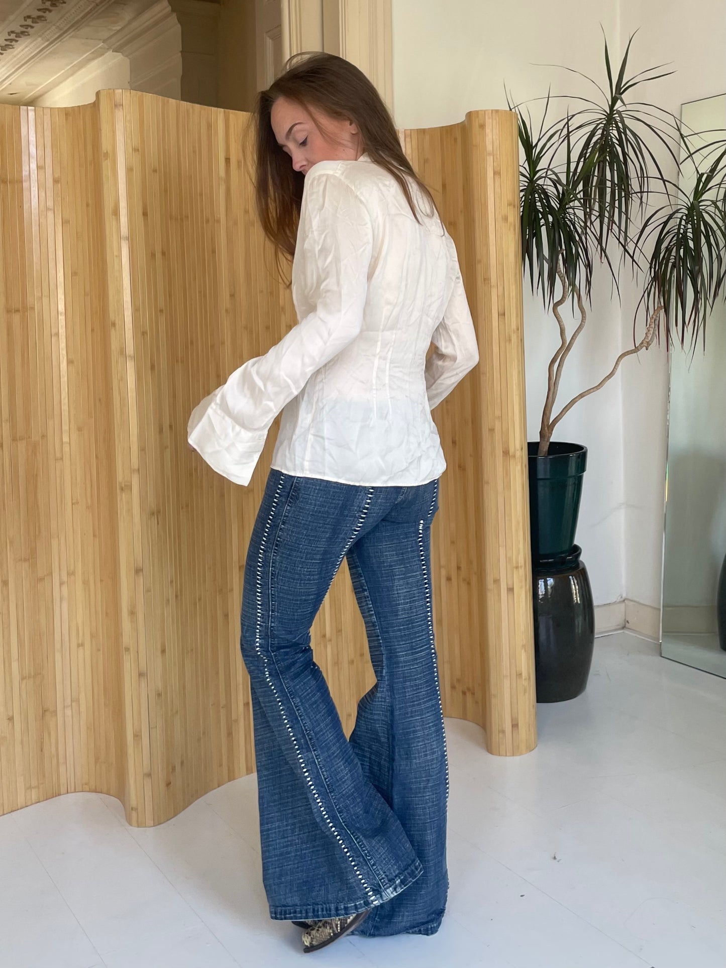 Silk Cacharel blouse