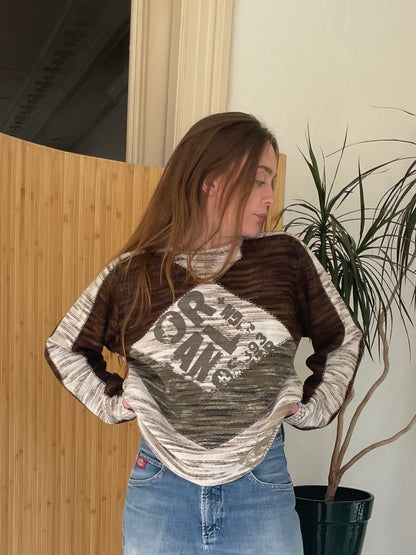 Knitted wool sweater