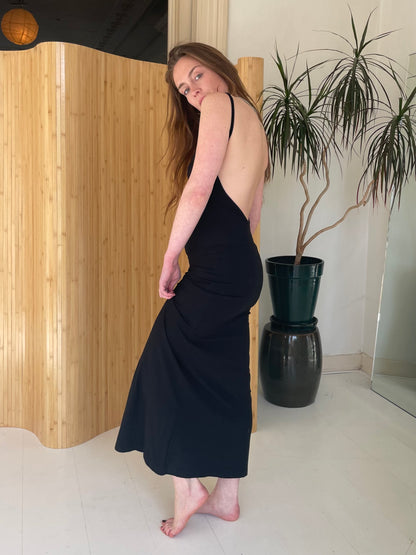 Open back dress