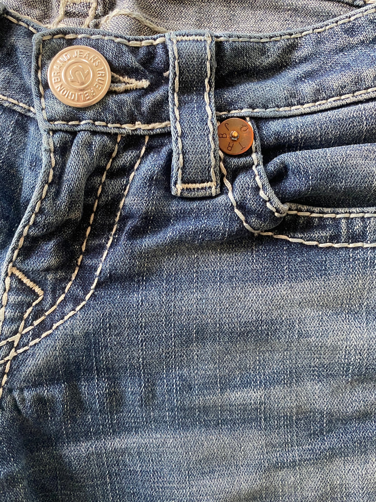 True religion low waist slim jeans