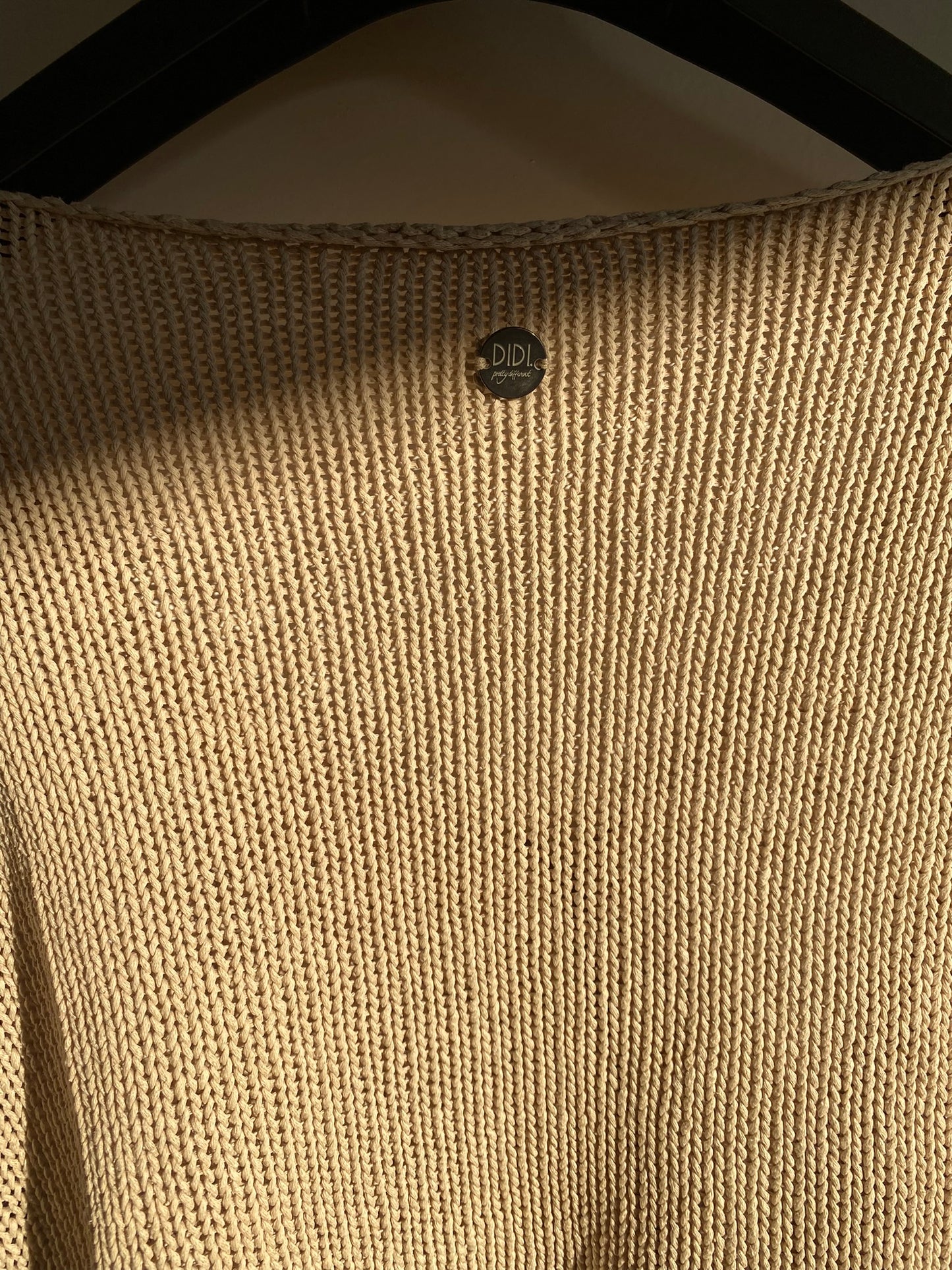 Knitted crochet cardigan