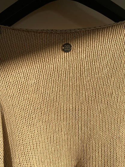 Knitted crochet cardigan