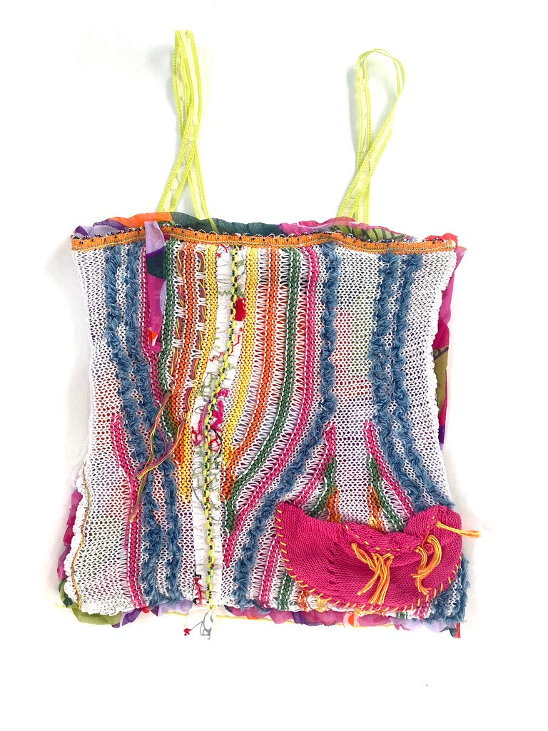 Crochet knitted tanktop