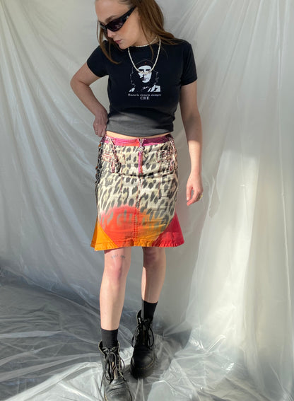 Just Cavalli tigerprint skirt