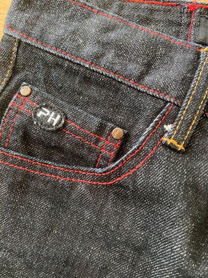 Vintage jeans embroidered pocket