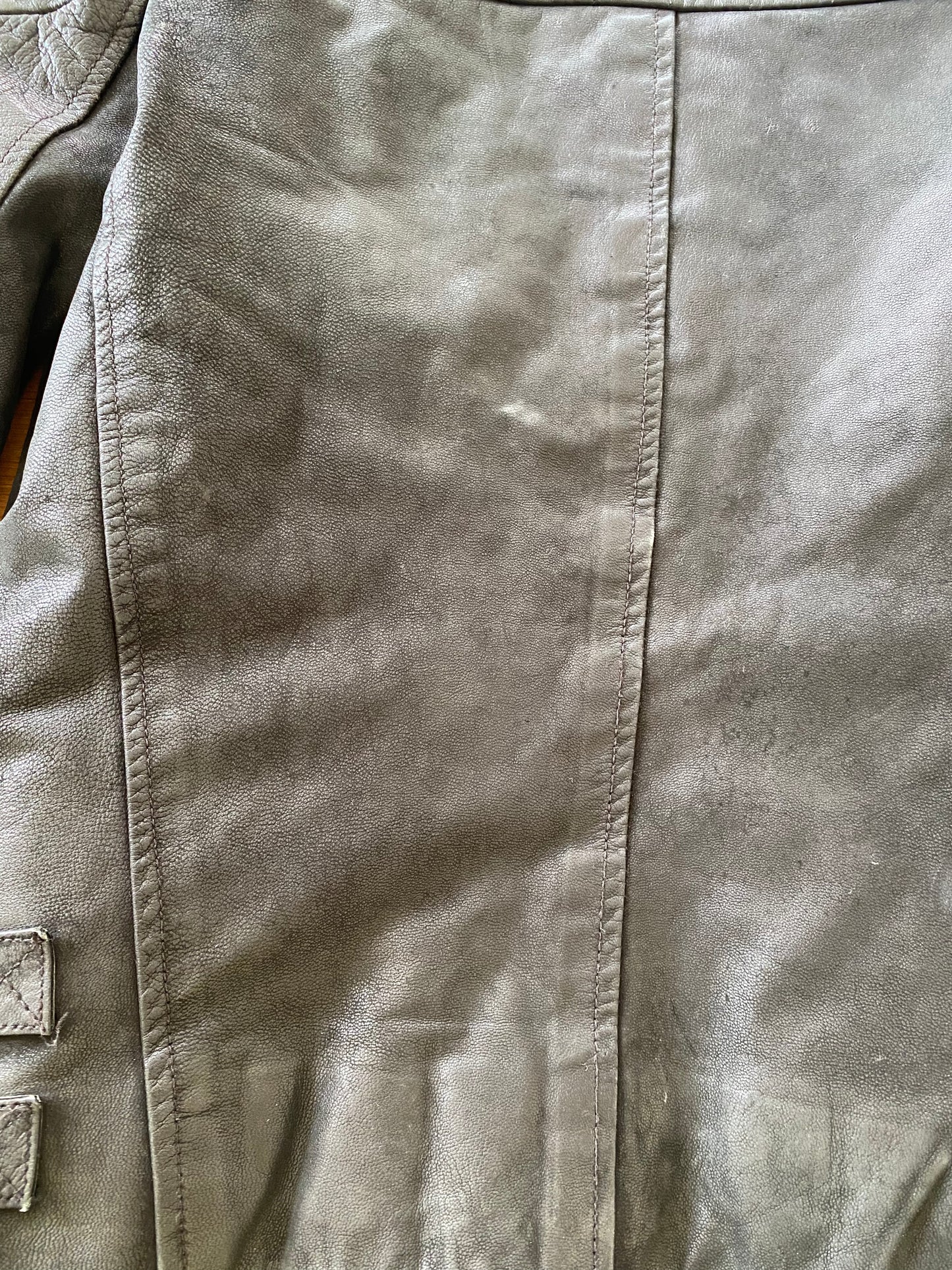 Pepe jeans leather motorcross jacket