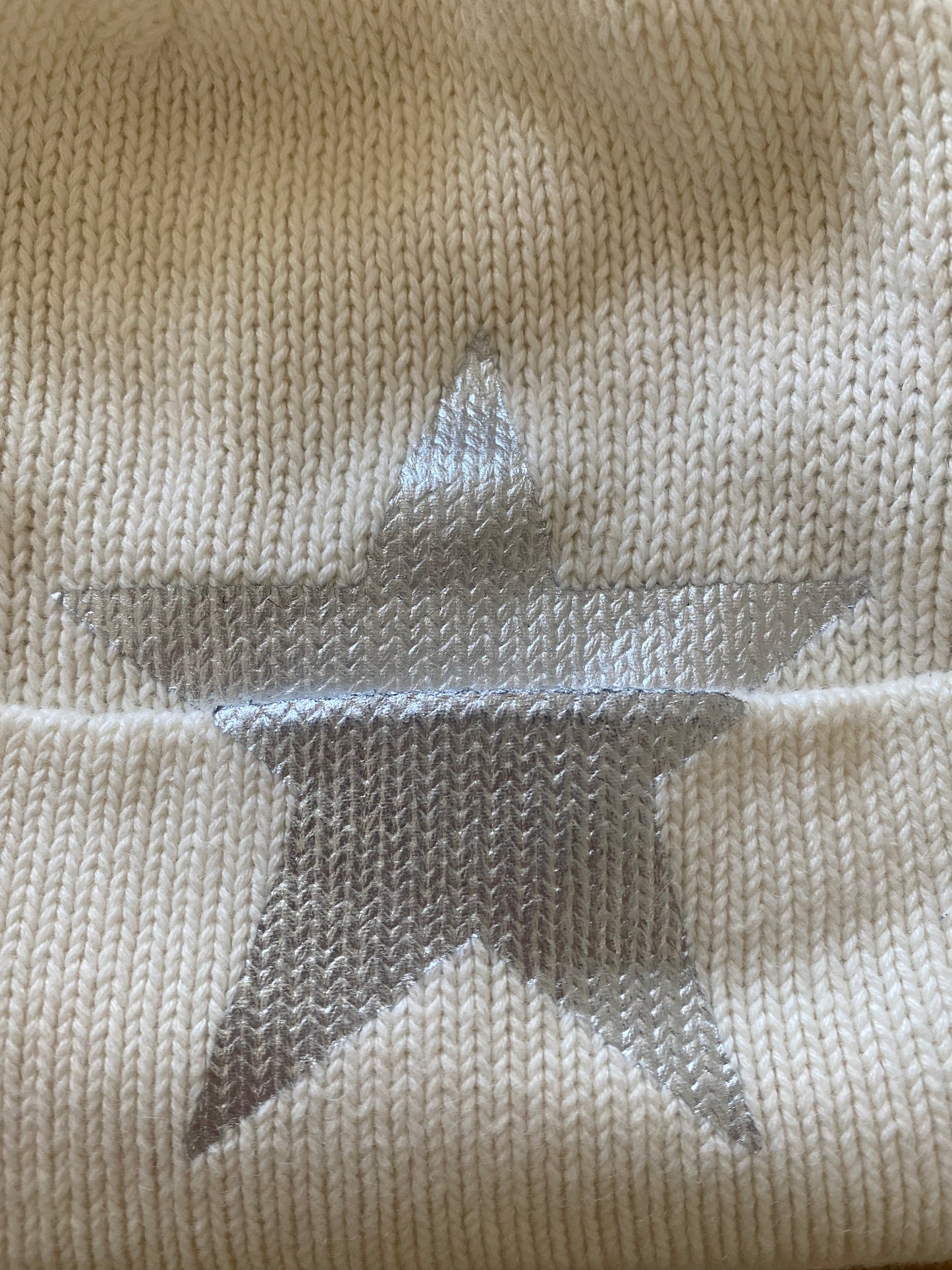 Airforce metallic star beanie
