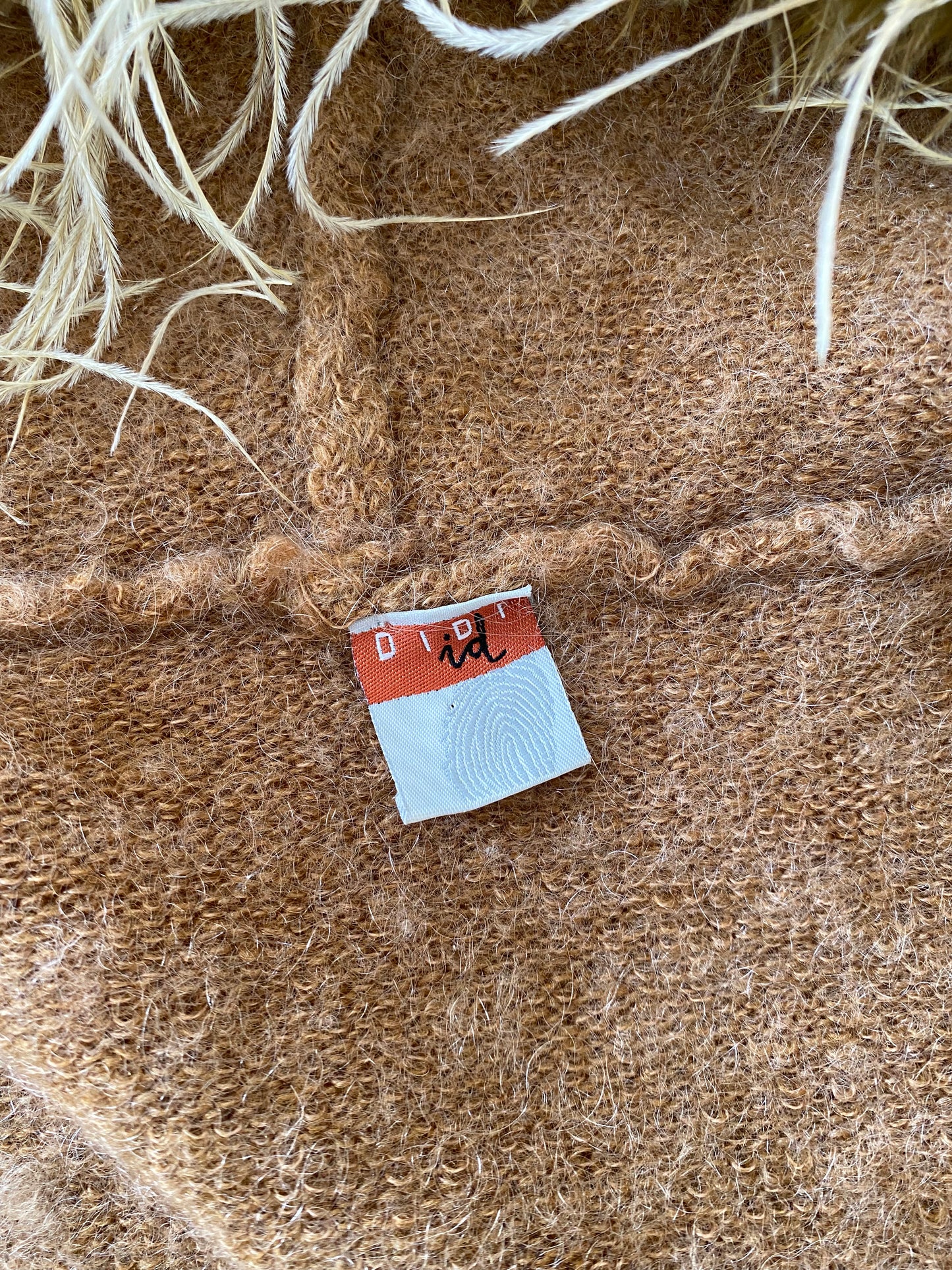 Vintage Mohair Wool furry zipper hoodie