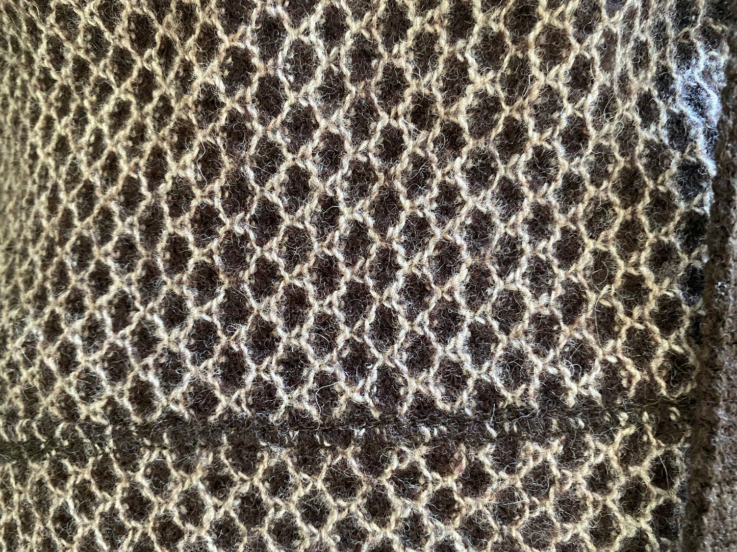 Knitted flower detail dress