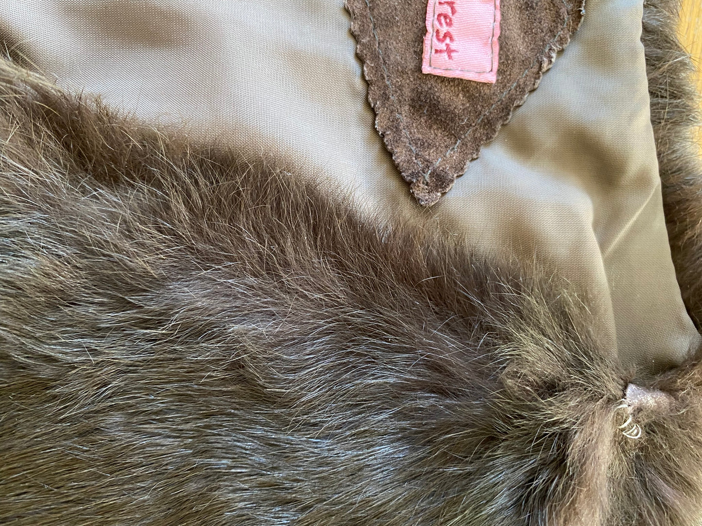 Stella Forest lace-up fur gilet