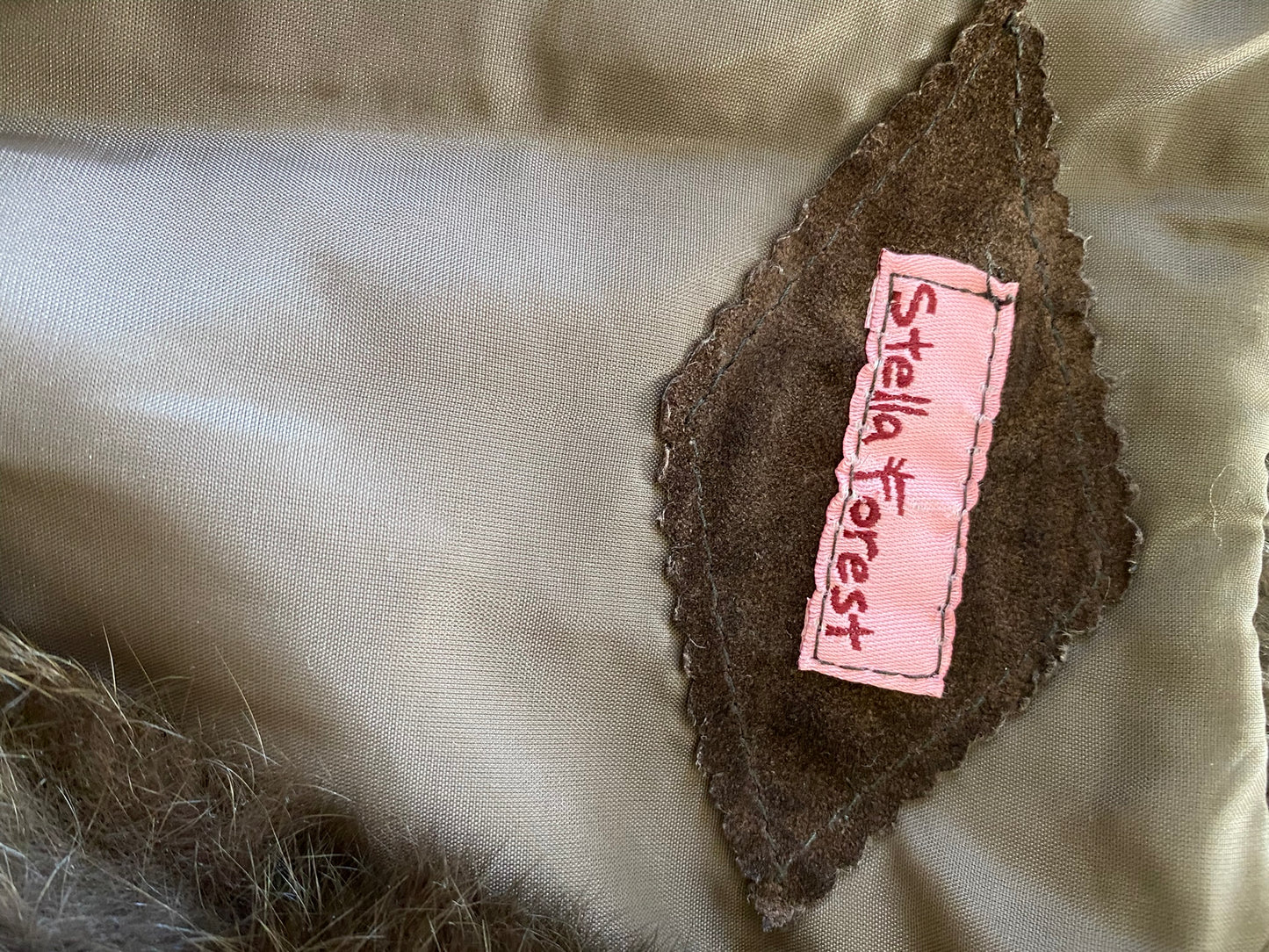Stella Forest lace-up fur gilet