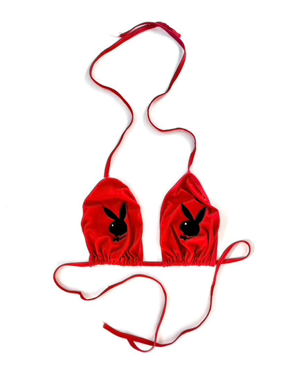 Vintage bimbocore playboy bikini top