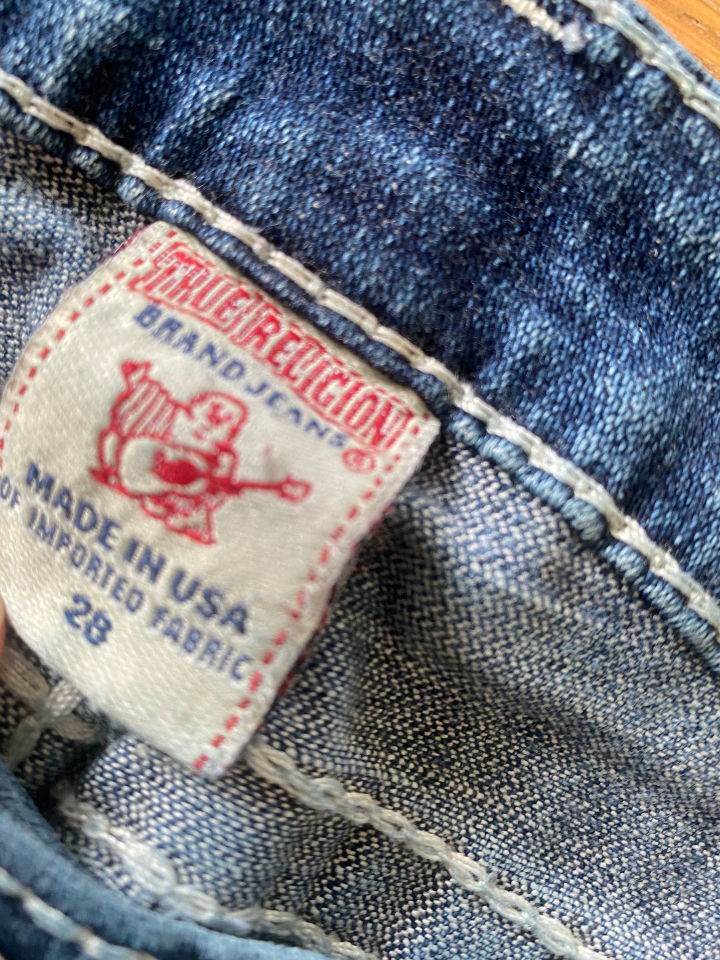 True religion low waist slim jeans