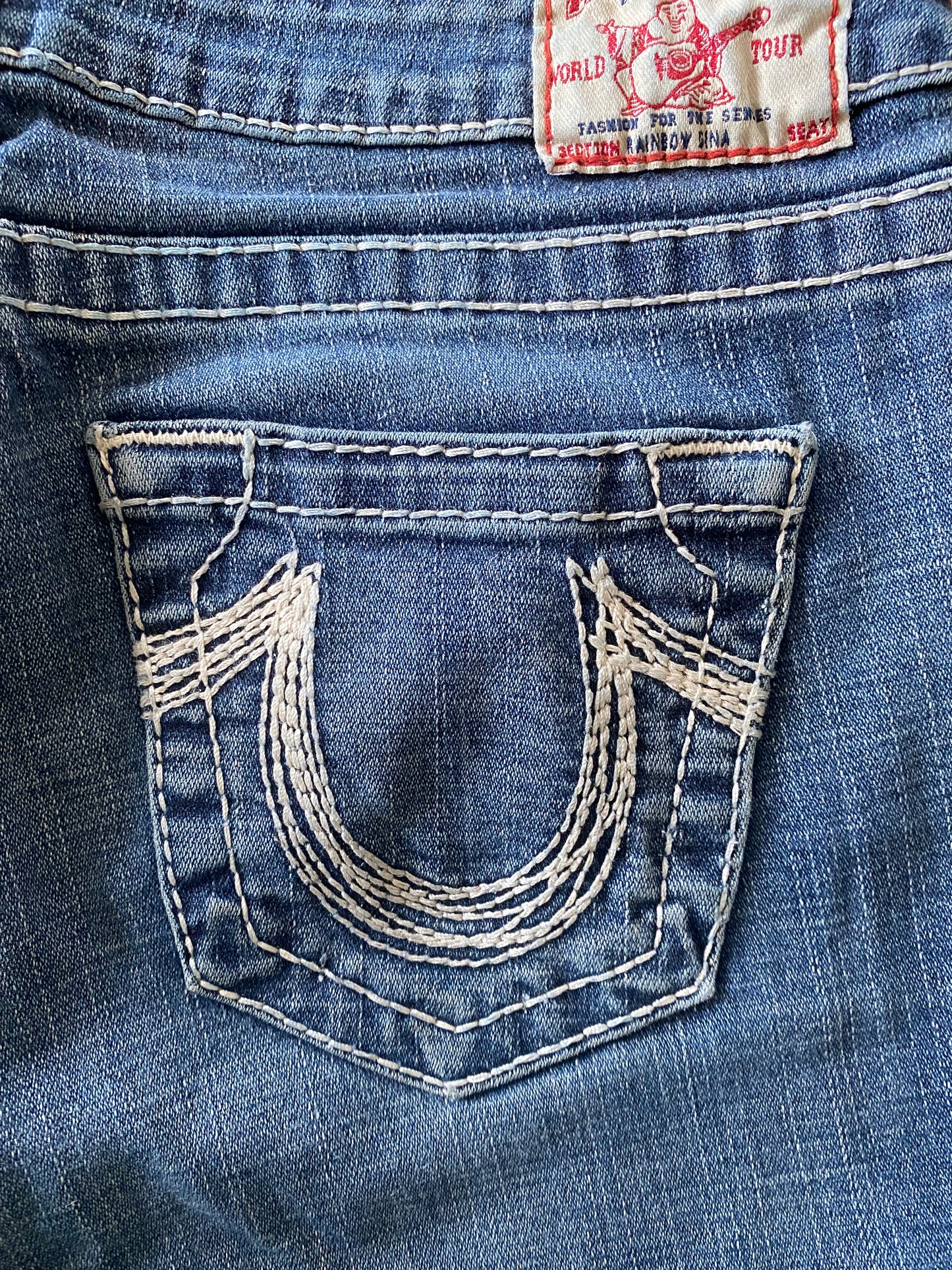 True religion low waist slim jeans