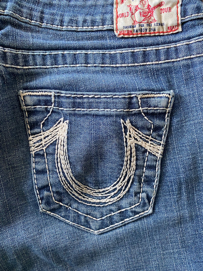 True religion low waist slim jeans