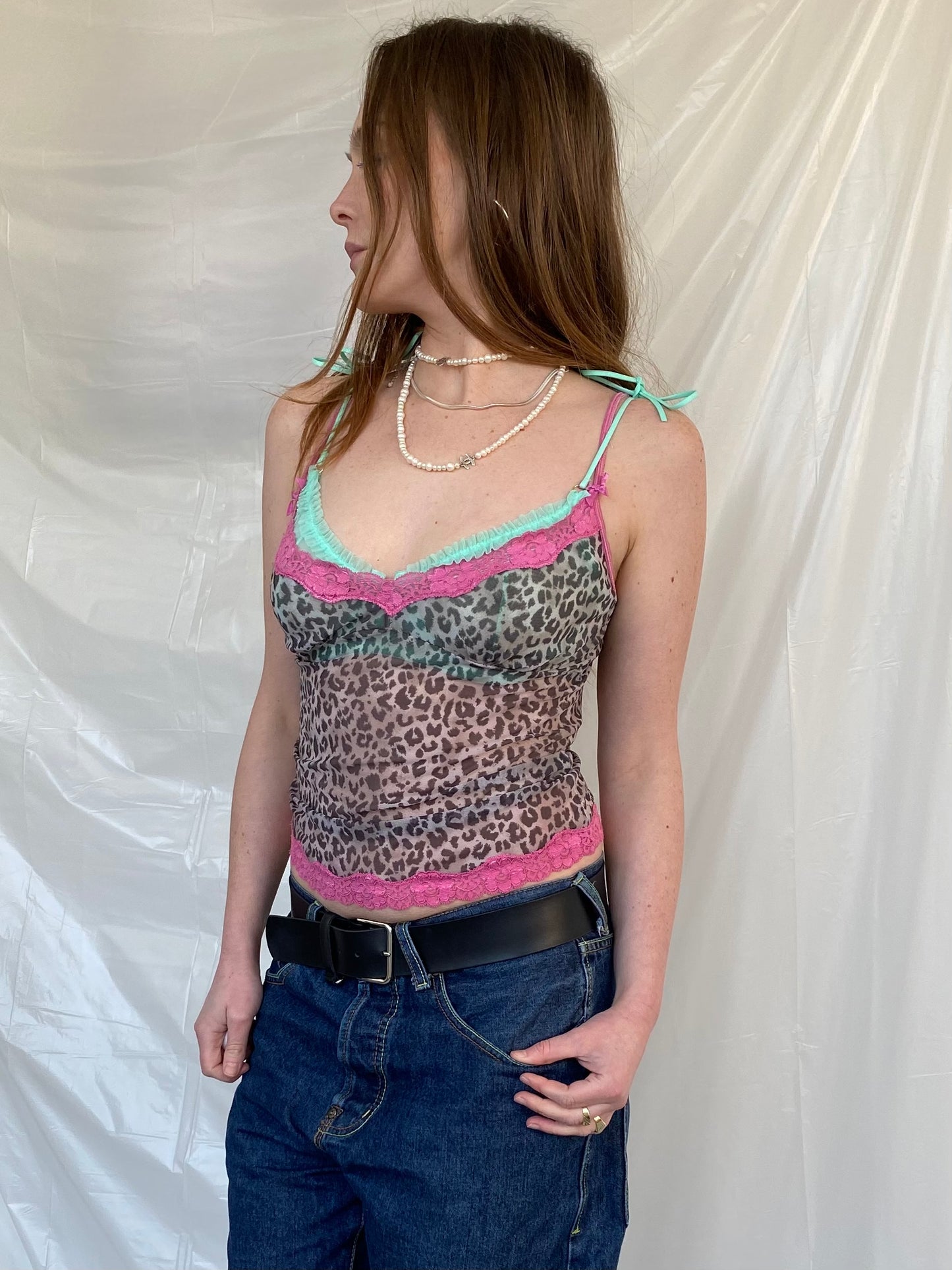Accessorize y2k sheer top