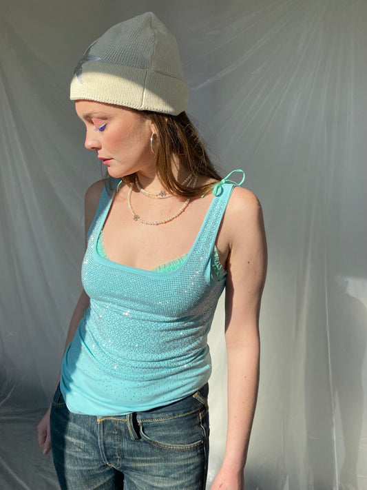 Embellished sparkle top