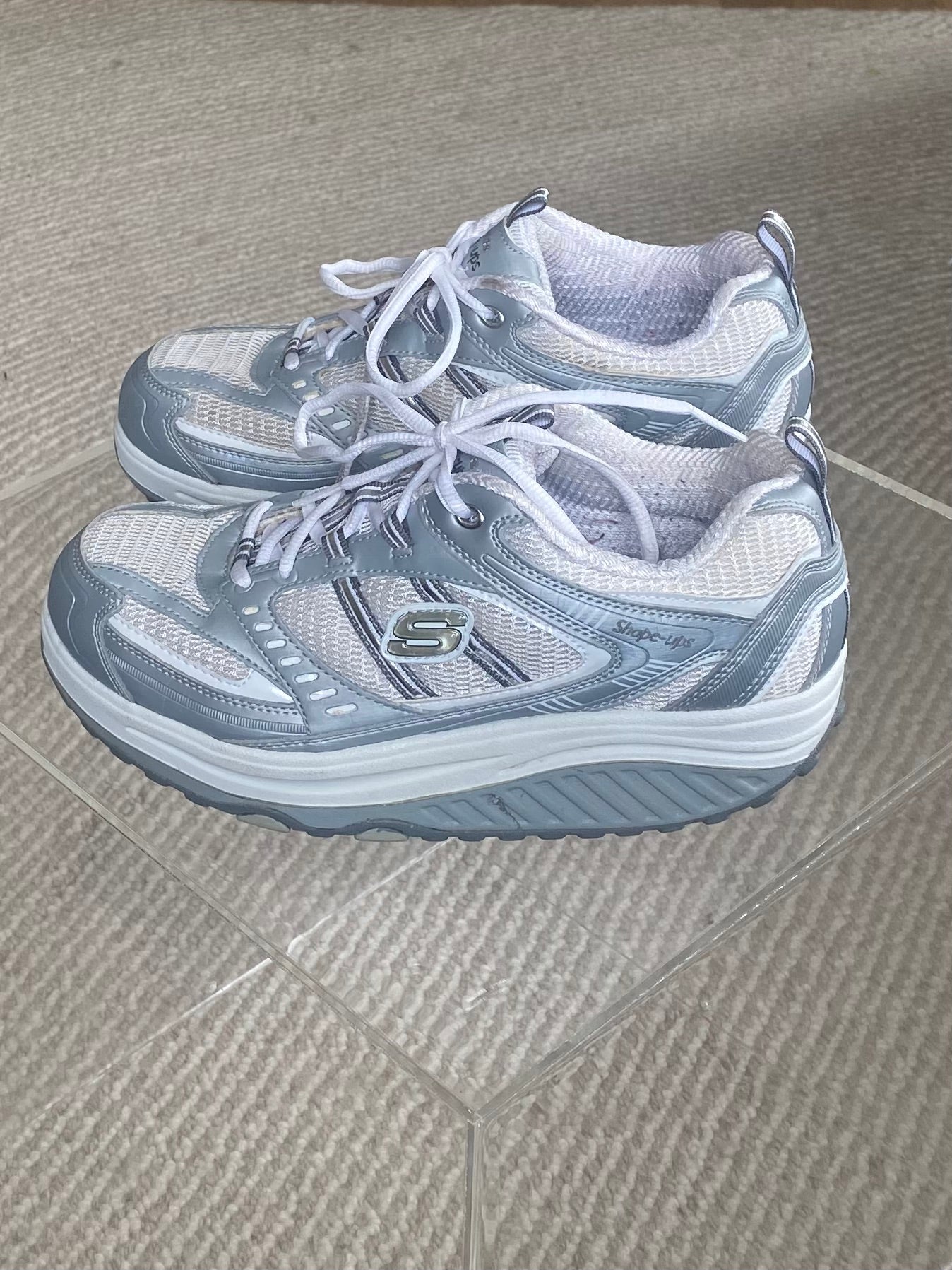 Metallic Sketchers shape-ups