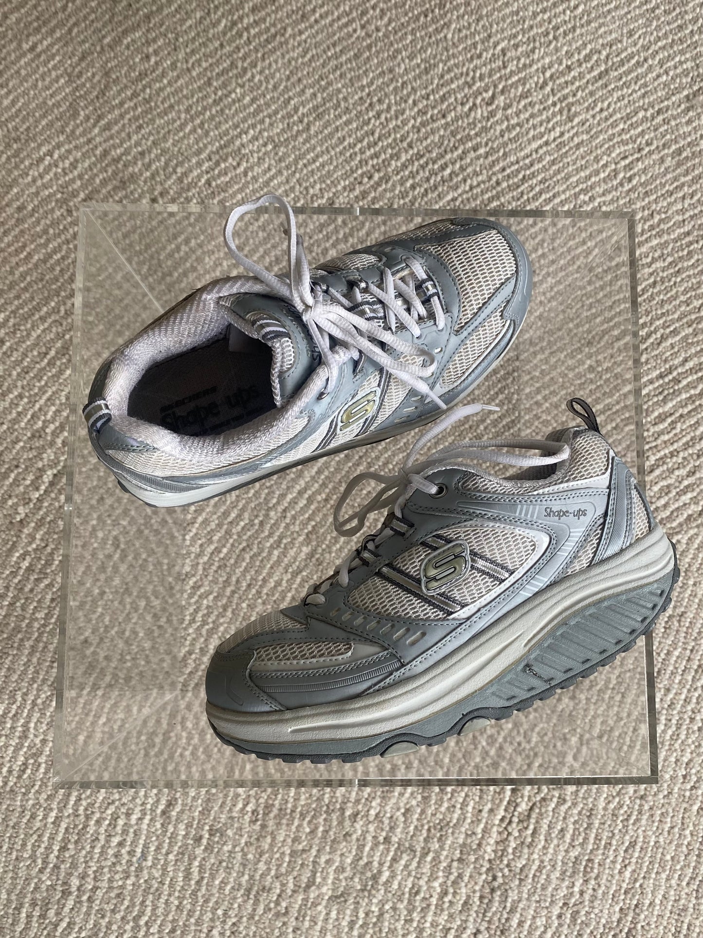 Metallic Sketchers shape-ups