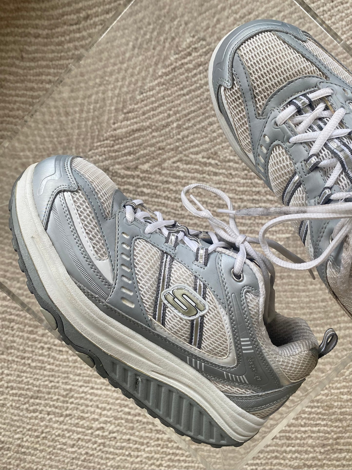 Metallic Sketchers shape-ups
