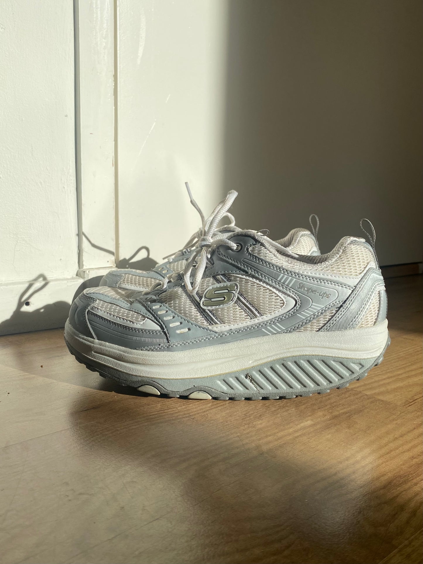 Metallic Sketchers shape-ups