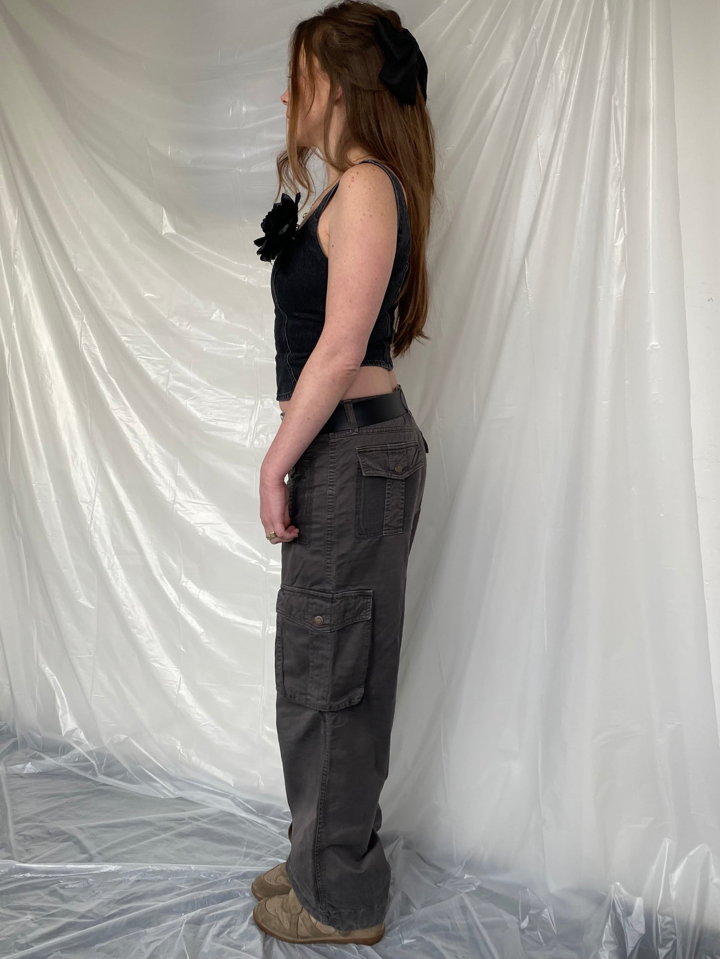 D&G grey cargo trousers