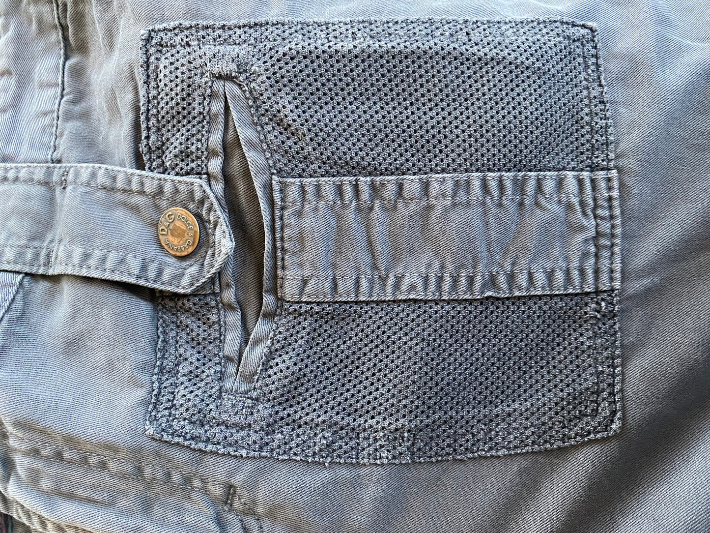 D&G grey cargo trousers