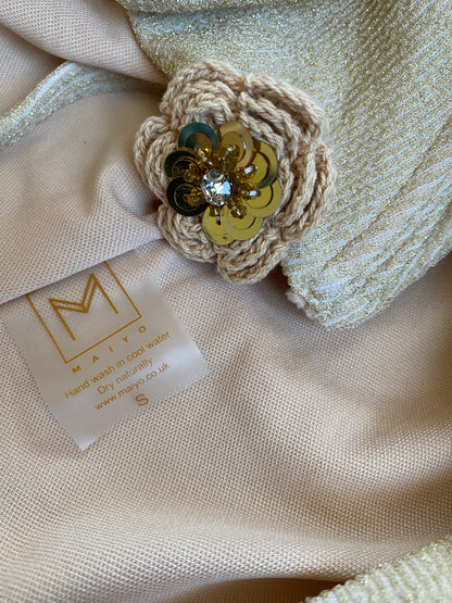 Maiyo orchid flower details swimwear