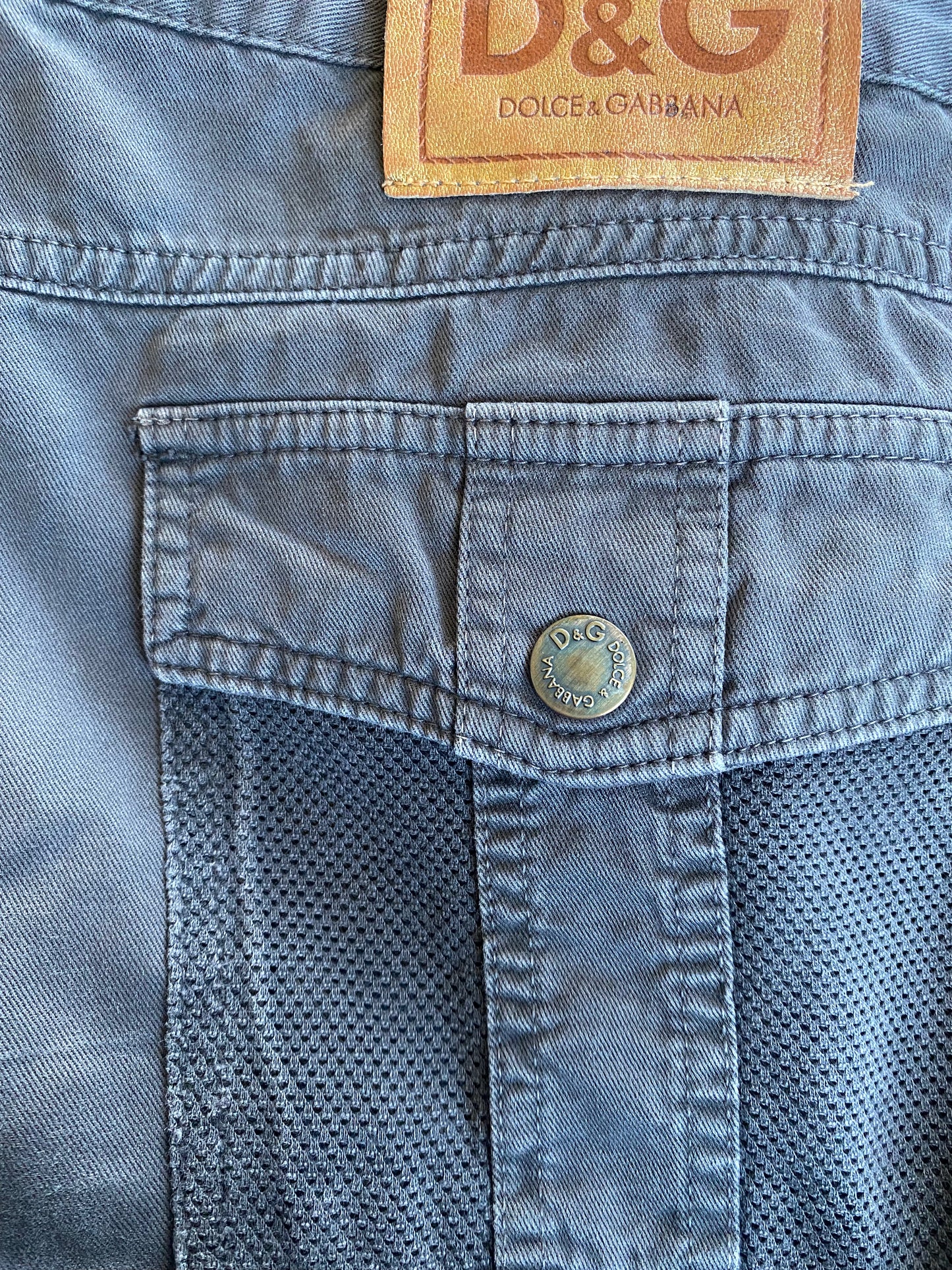 D&G grey cargo trousers