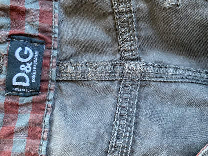 D&G grey cargo trousers