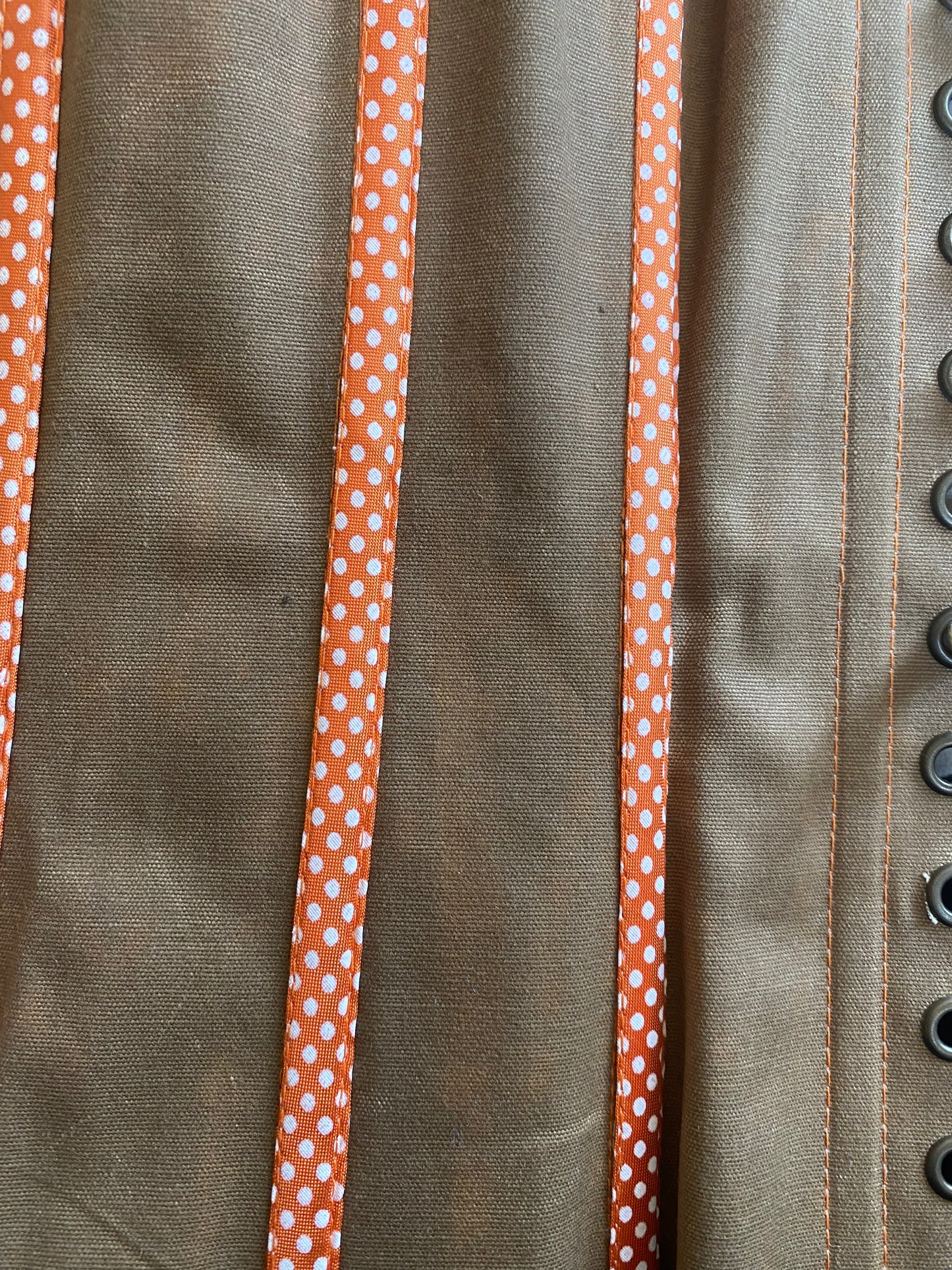 Handmade polka-dot bustier