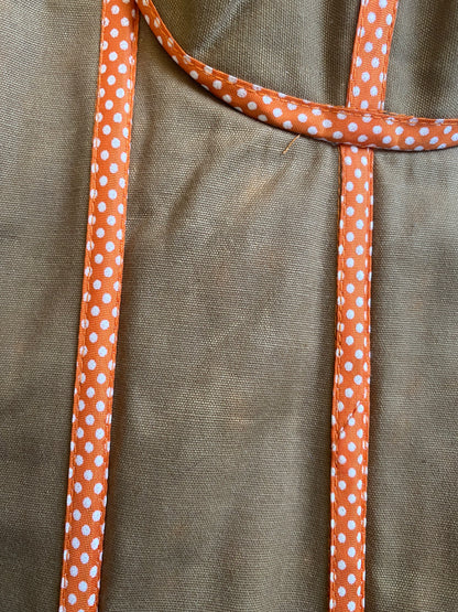 Handmade polka-dot bustier